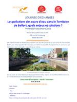 Les pollutions des cours d’eau dans le Territoire de Belfort